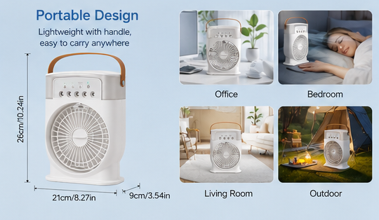 Lumora Ice Cooling Fan Stay Cool Anywhere — Instant Fresh Air in Seconds