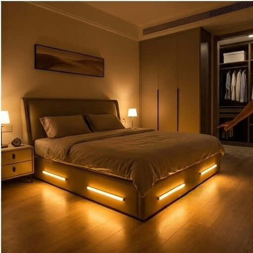 Lumora™ Motion Sensor LED Light Bar – Rechargeable Wireless Under Cabinet Light