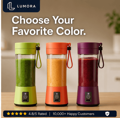 Lumora™ Portable Blender | Fresh Smoothies Anywhere in 30 seconds