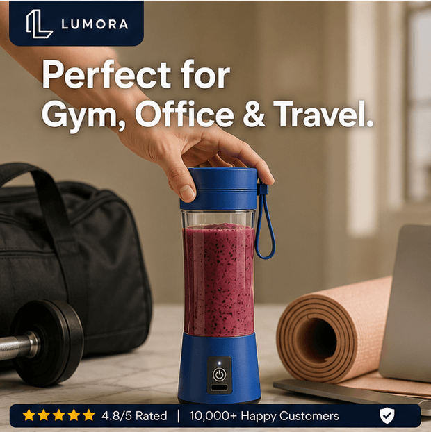 Lumora™ Portable Blender | Fresh Smoothies Anywhere in 30 seconds