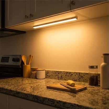 Lumora™ Motion Sensor LED Light Bar – Rechargeable Wireless Under Cabinet Light